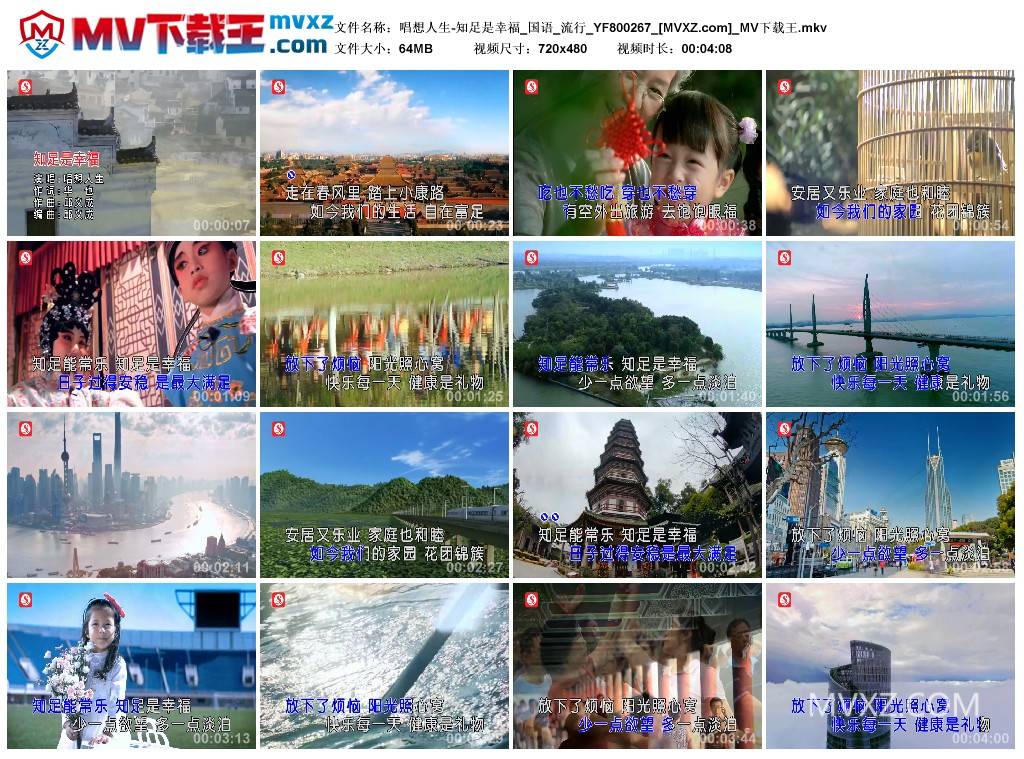 唱想人生-知足是幸福_国语_流行_YF800267